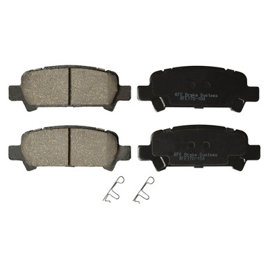 KFE770-104 - KFE Quiet Advanced Ceramic Rear Disc Brake Pad Set For
