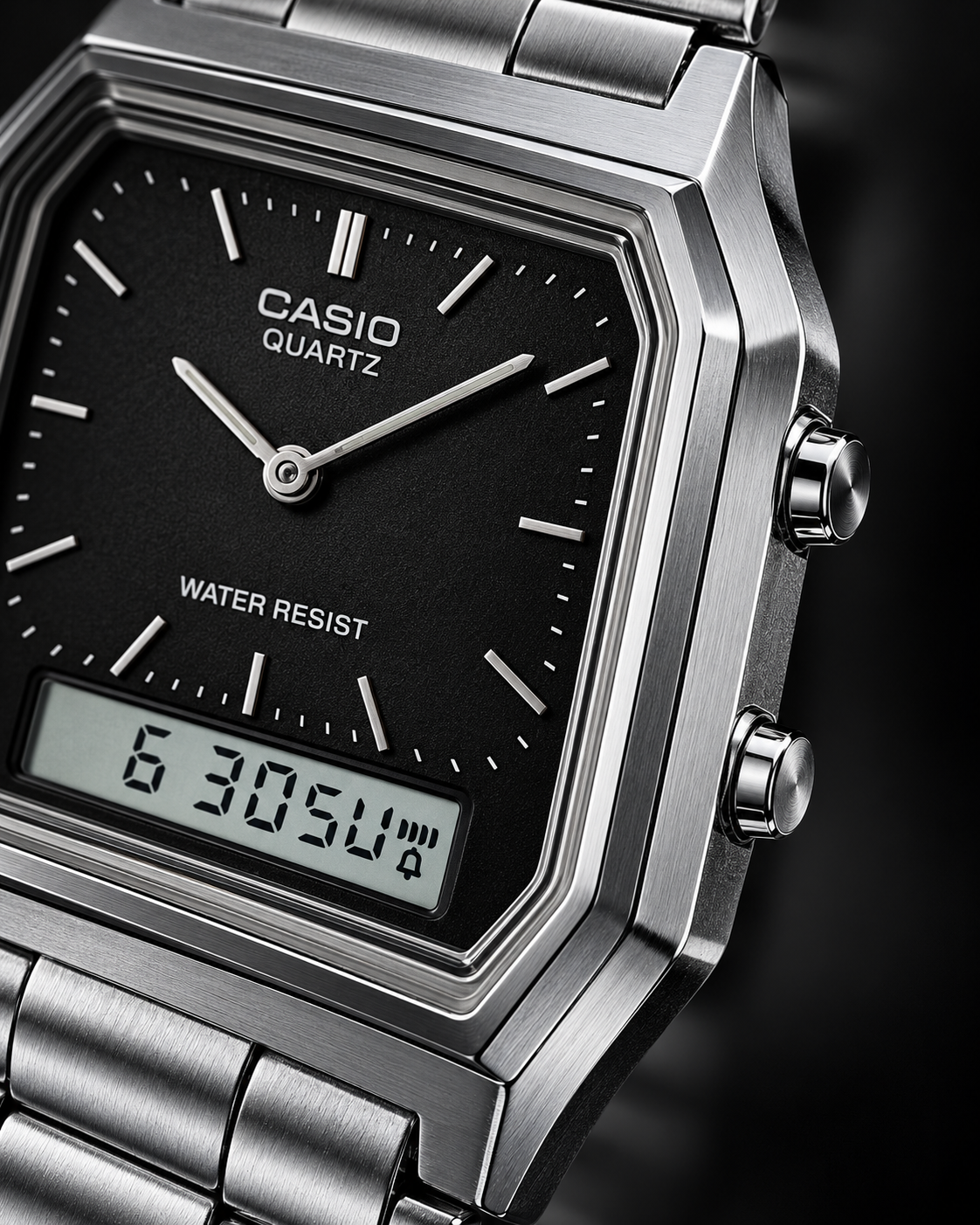 Casio AQ-230A-1DHDF - macro product view