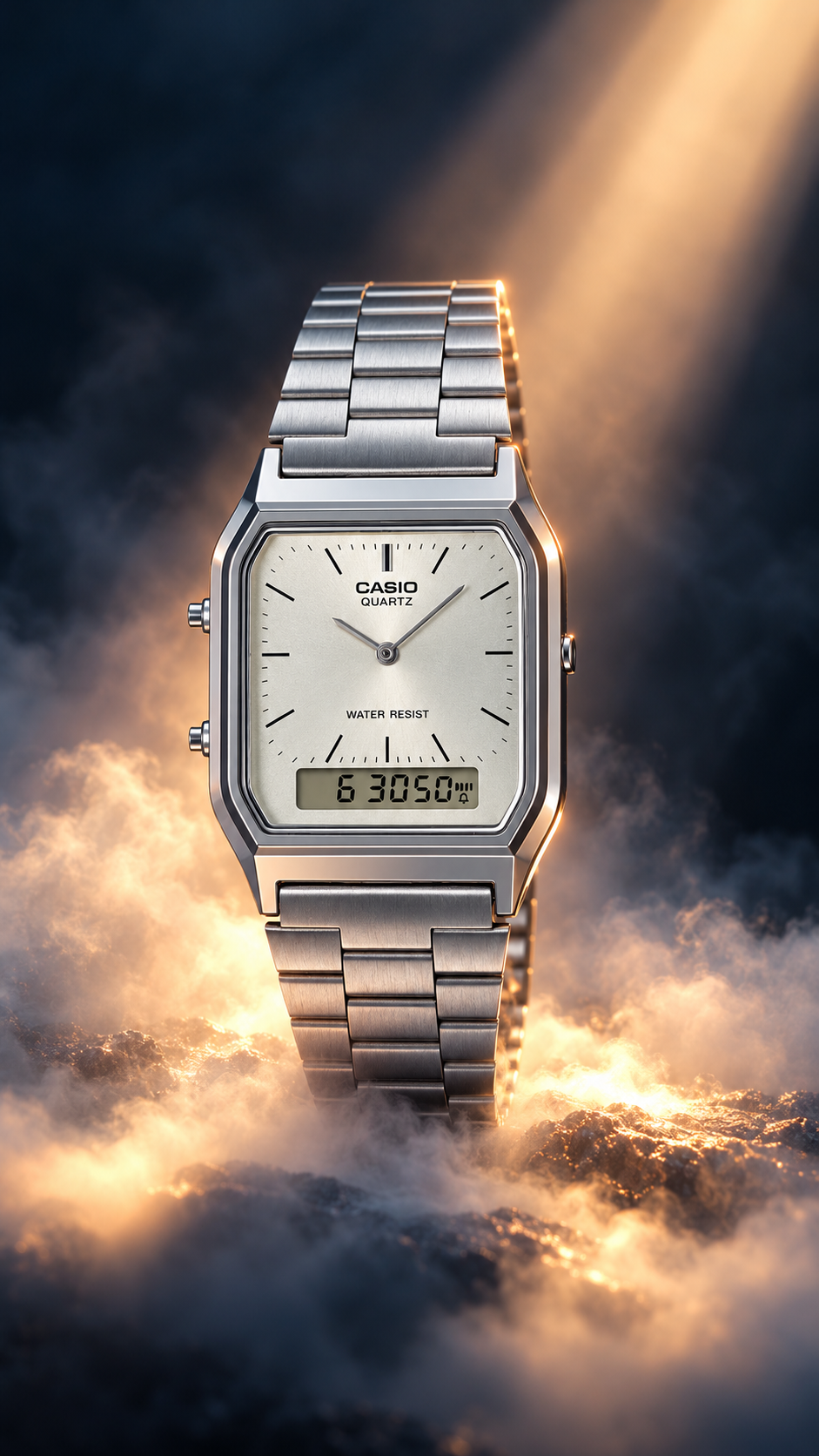 Casio AQ-230A-7A - detail and lifestyle view 7