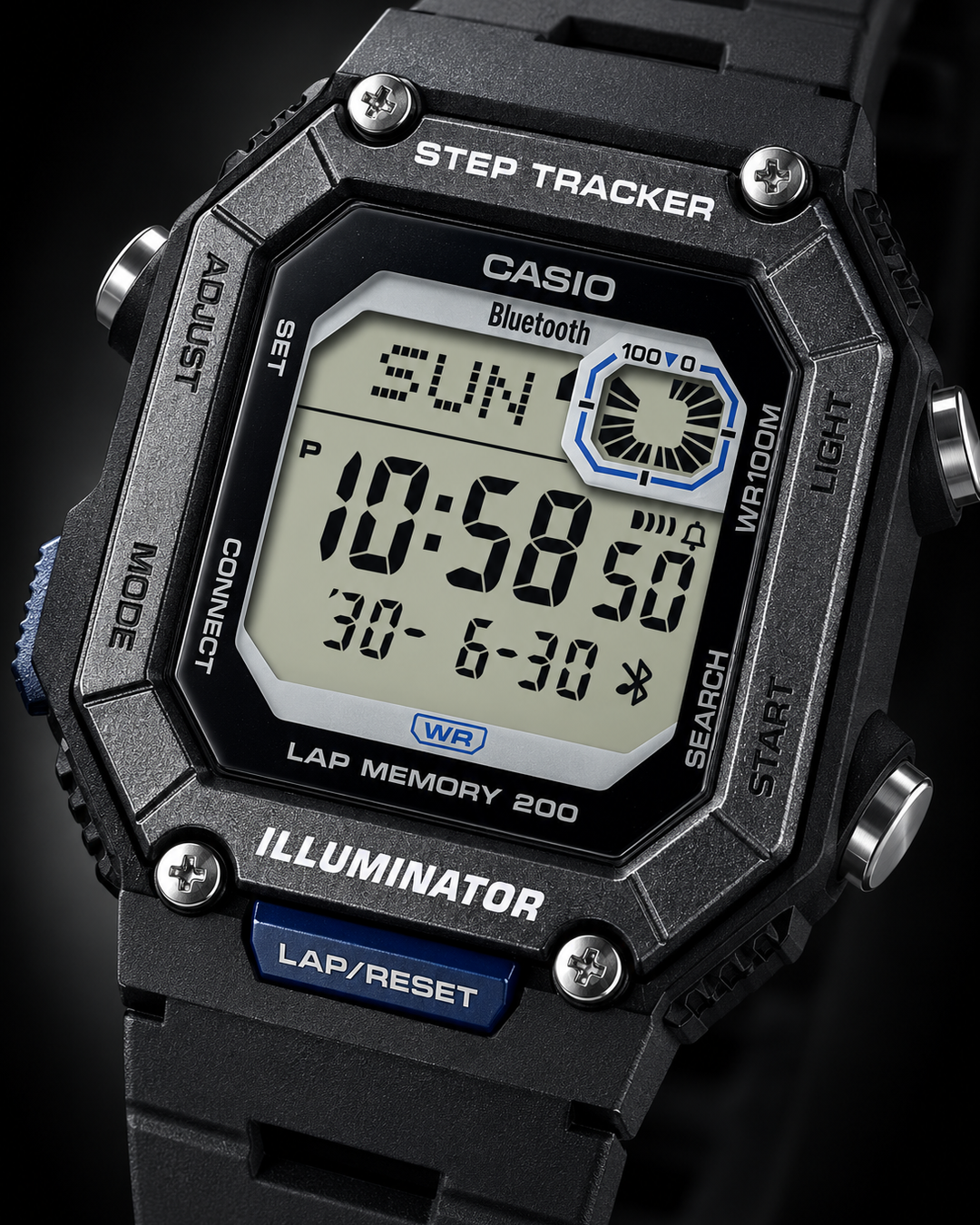 Casio WS-B1000-1AV - macro product view
