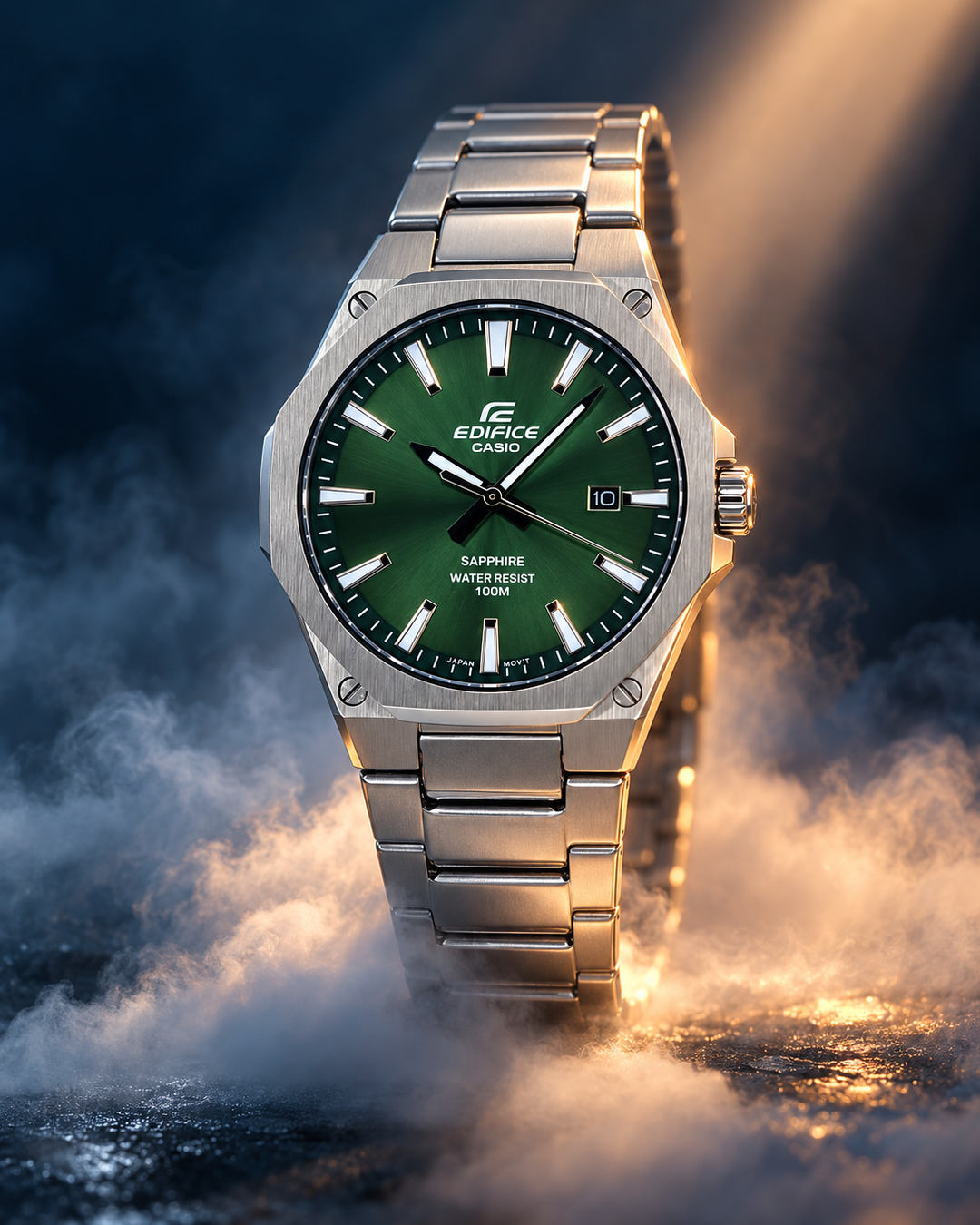 Casio EFR-S108D-3A - detail and lifestyle view 7