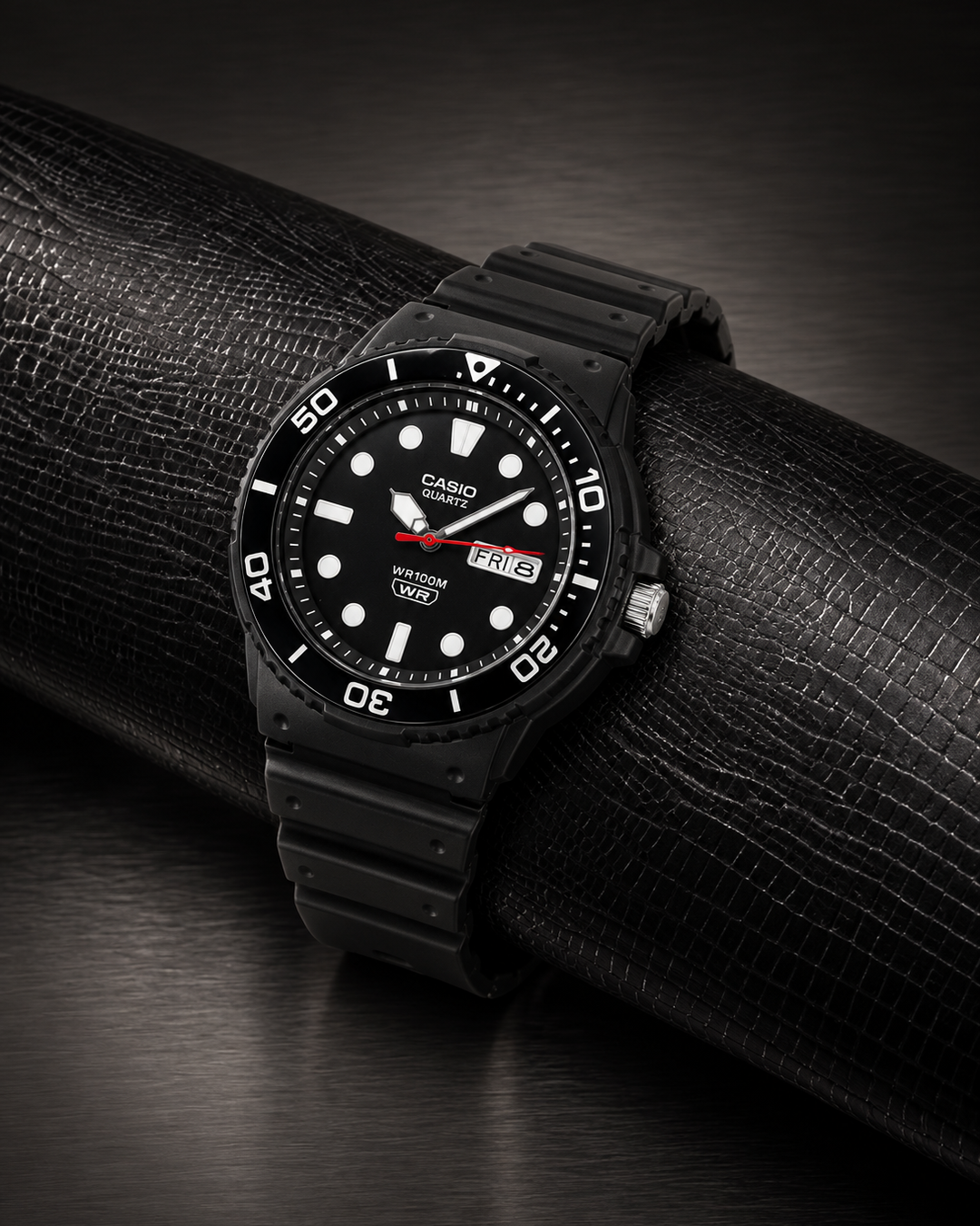 Casio MRW-230H-1E1V - detail and lifestyle view 2