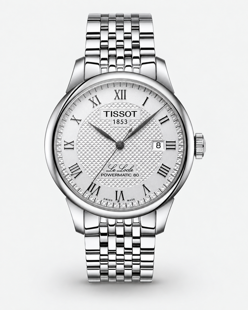 Tissot T006.407.11.033.00 Le Locle Powermatic 80 Automatic 39.3 mm Silver Dial Watch