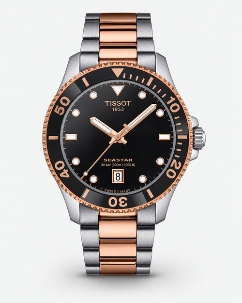 Tissot T120.410.22.051.01 Seastar 1000 Quartz 40 mm Black Dial Watch