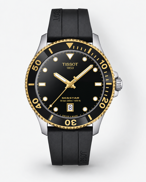 Tissot T120.410.27.051.00 Seastar 1000 Quartz 40 mm Black Dial Watch