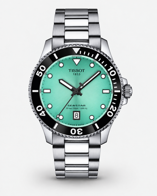 Tissot T120.410.11.091.00 Seastar 1000 Quartz 40 mm Turquoise Dial Watch