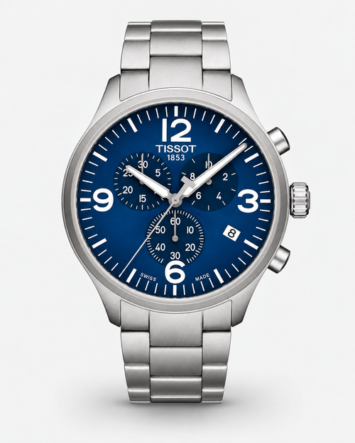 Tissot T116.617.11.047.00 Chrono XL Classic Quartz 45 mm Blue Dial Watch