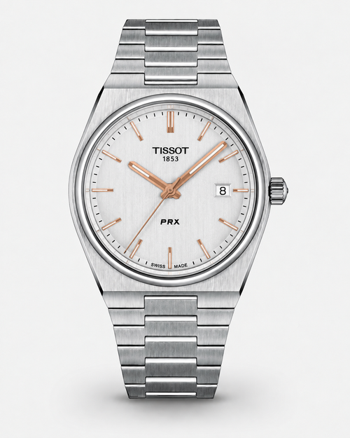 Tissot T137.410.11.031.00 PRX Quartz 40 mm Silver Dial Watch