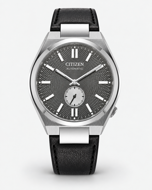 Citizen NK5010-01H TSUYOSA Small Second Automatic 40 mm Textured Gray Dial Watch