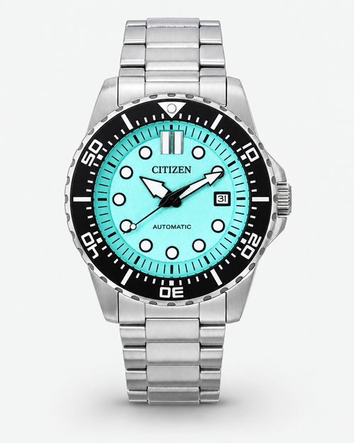Citizen NJ0170-83X Mechanical Automatic 43 mm Aqua Blue Dial Watch