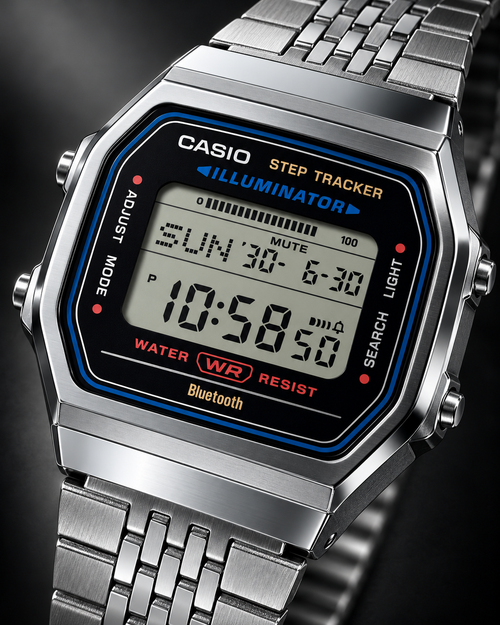 Casio ABL-100WE-1A - macro product view