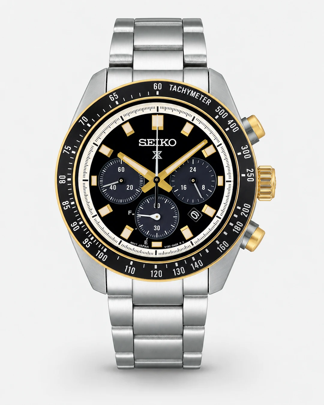 Seiko SSC941 Prospex Speedtimer Solar Chronograph 41.4 mm Black Dial Watch