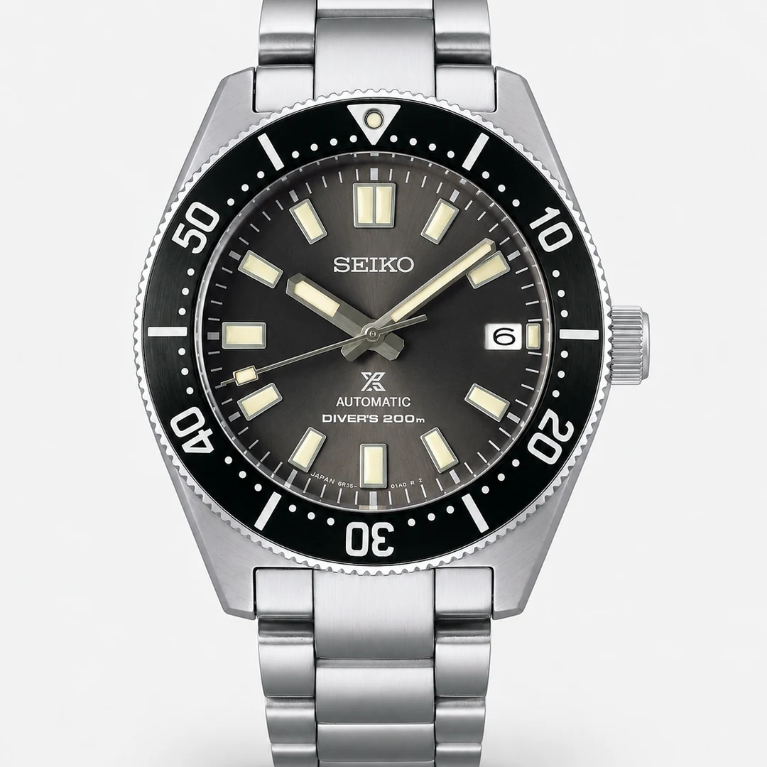 Seiko SPB143J1 Prospex Sea 1965 Heritage Automatic Diver 40.5 mm Charcoal / Gray Dial Watch