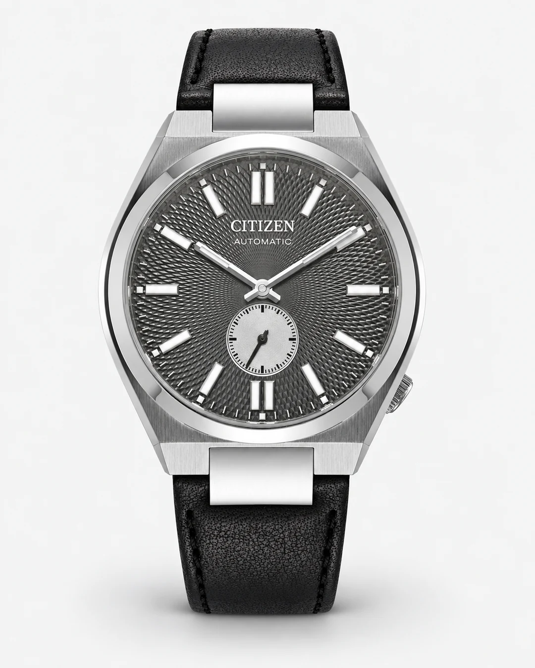Citizen NK5010-01H TSUYOSA Small Second Automatic 40 mm Textured Gray Dial Watch