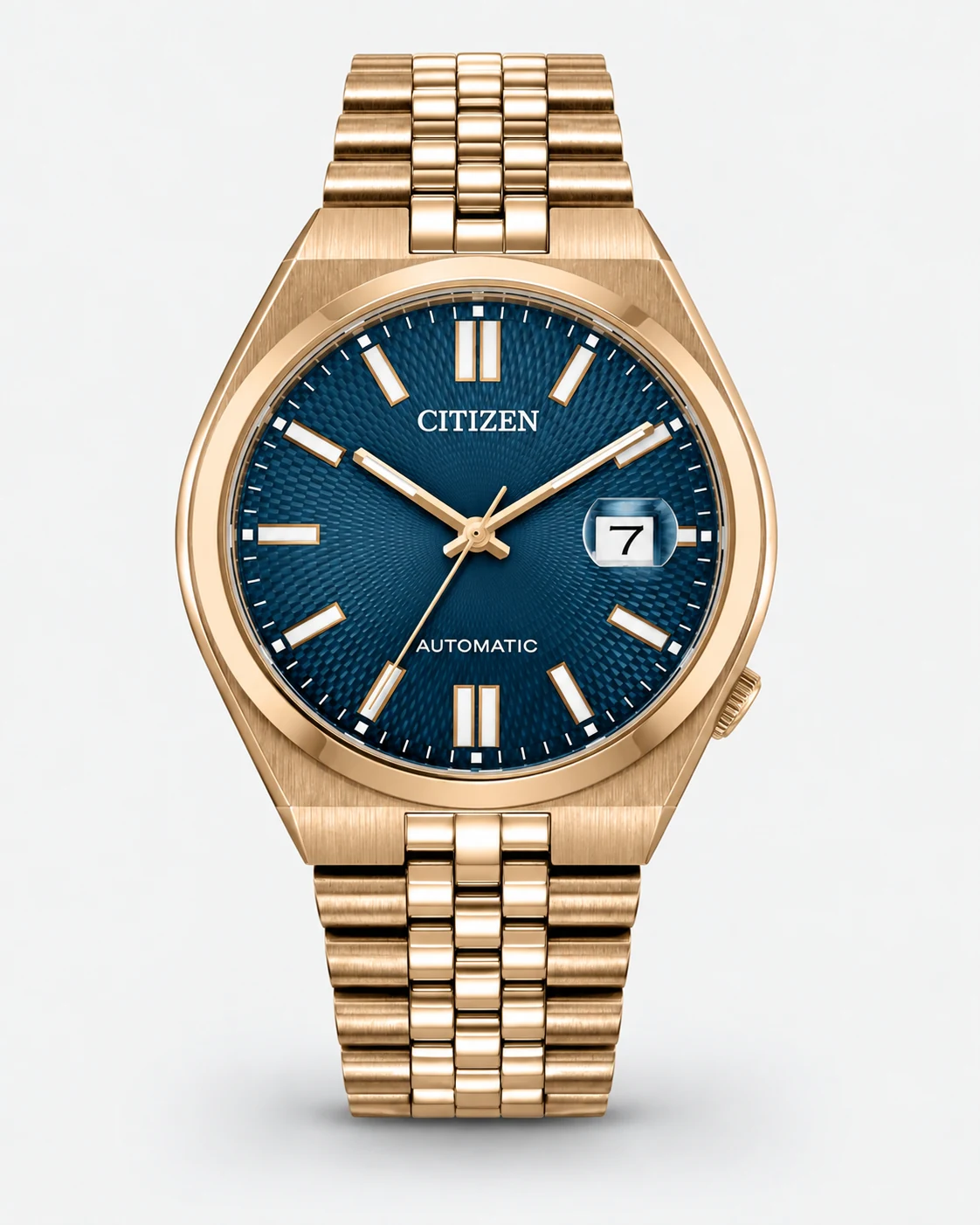 Citizen NK0023-57L TSUYOSA 60 Gold-Tone Automatic 40 mm Blue Dial Watch