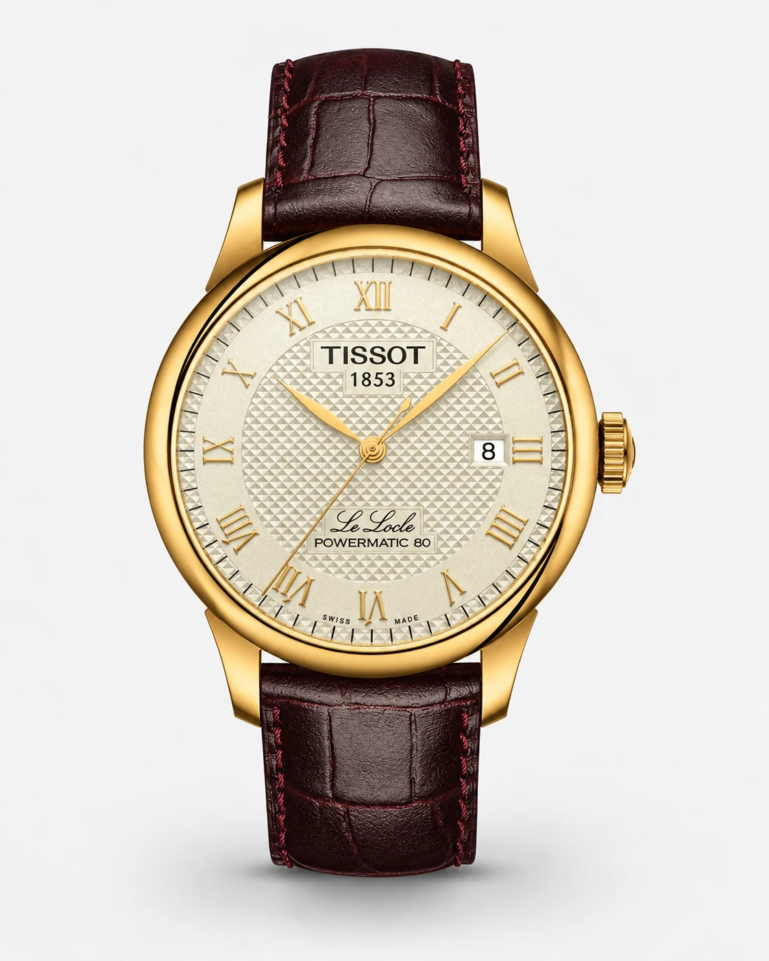 Tissot T006.407.36.263.00 Le Locle Powermatic 80 Automatic 39.3 mm Champagne Dial Watch