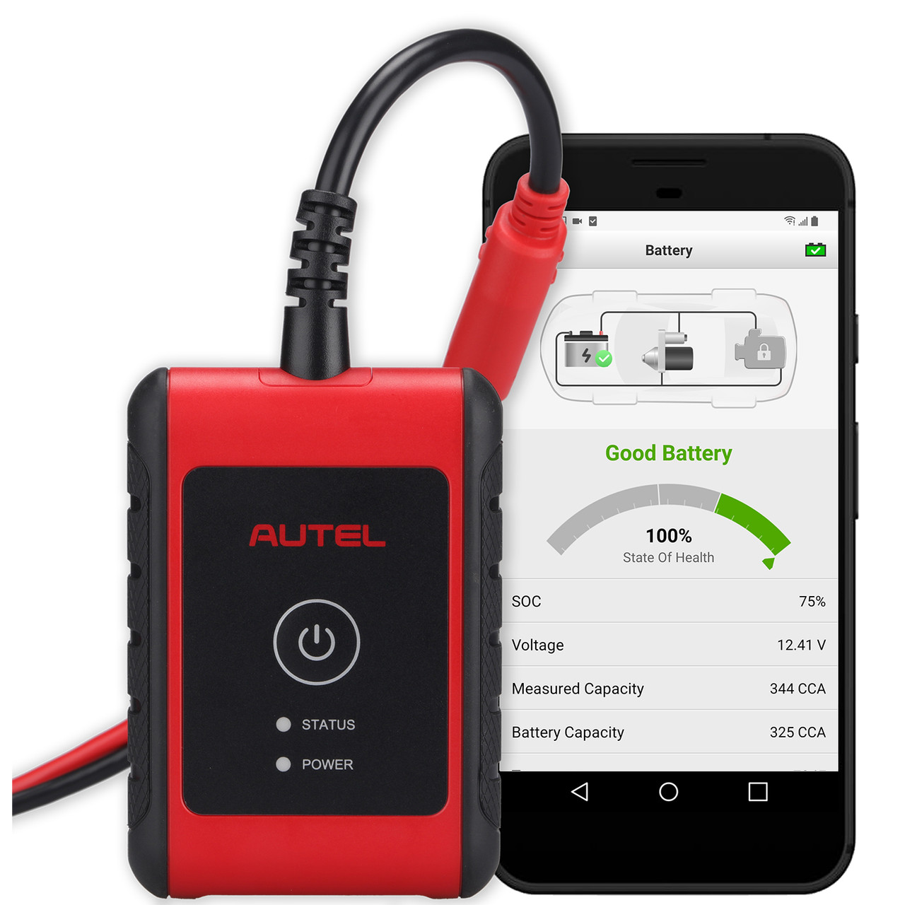 Autel BT508 : MaxiBAS Battery Tester