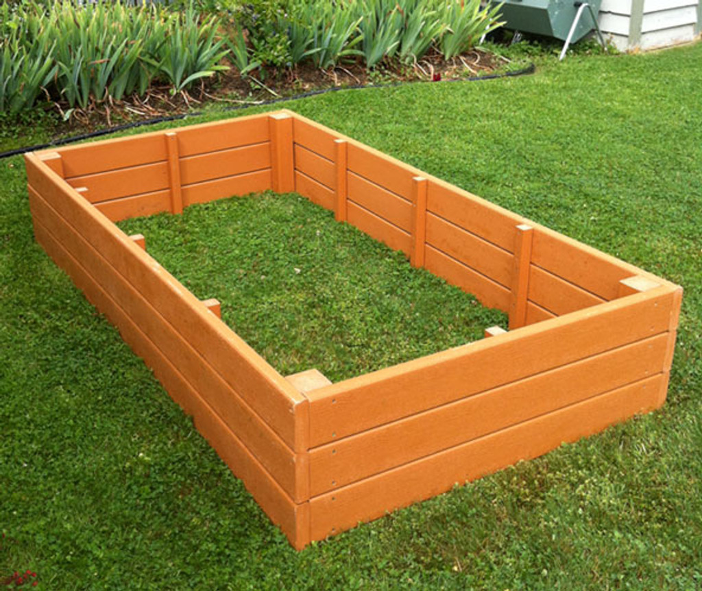 Recycled Plastic Raised Garden bed 4' x 8' x 11