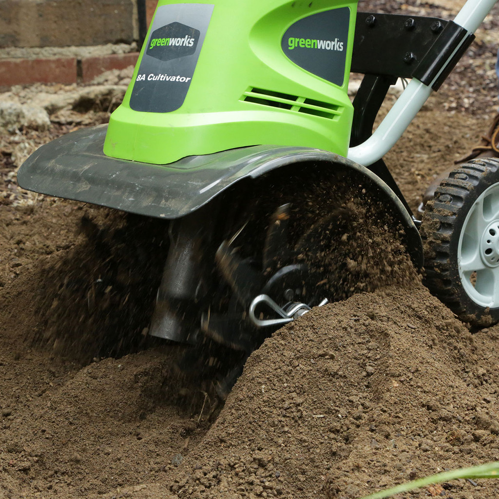 Greenworks 10" 8Amp Electric Cultivator/Tiller