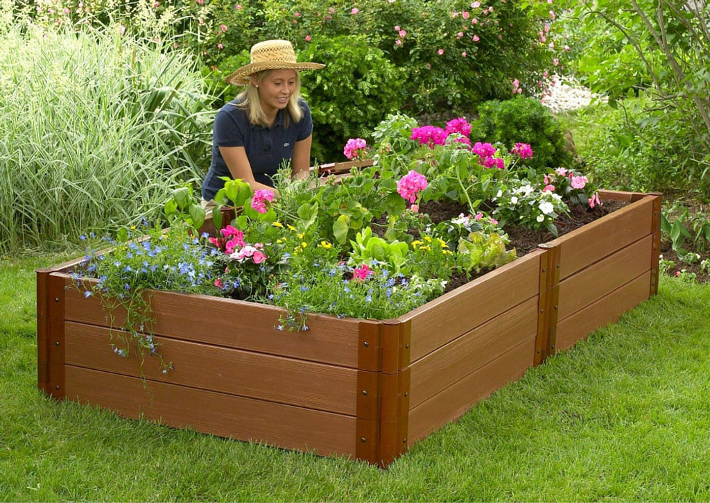 Composite Raised Garden Bed - 4' x 8' | Eartheasy.com