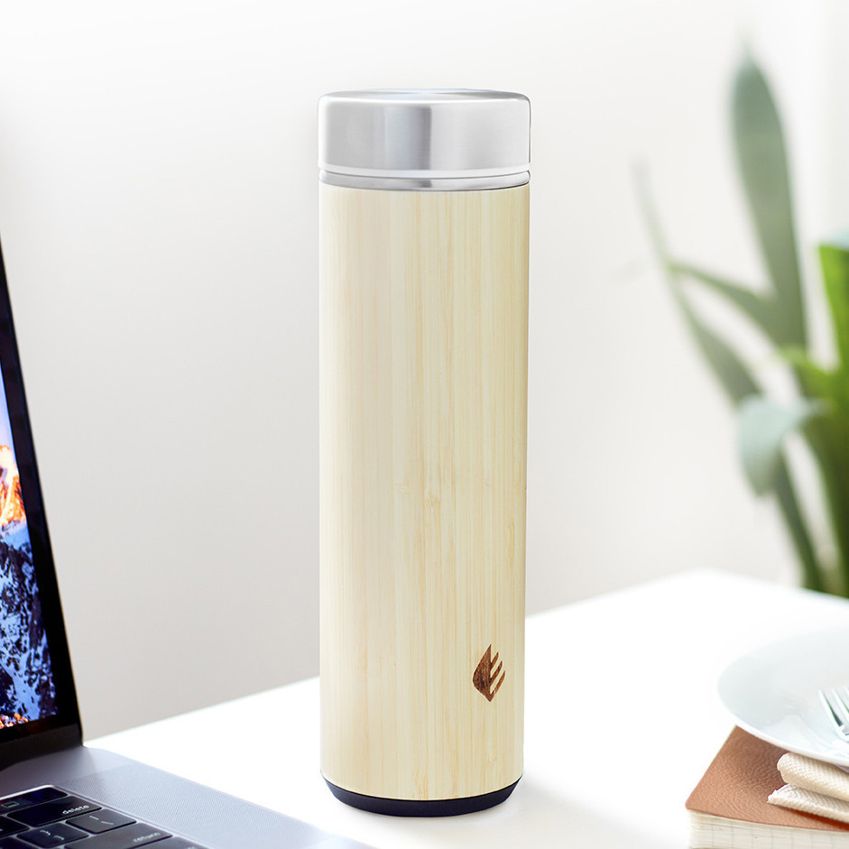 thermos with strainer