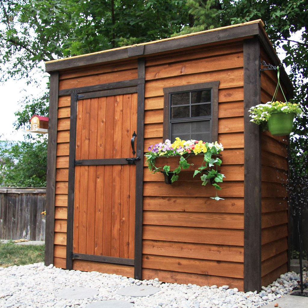8' x 4' GardenSaver Storage Shed - Single Door