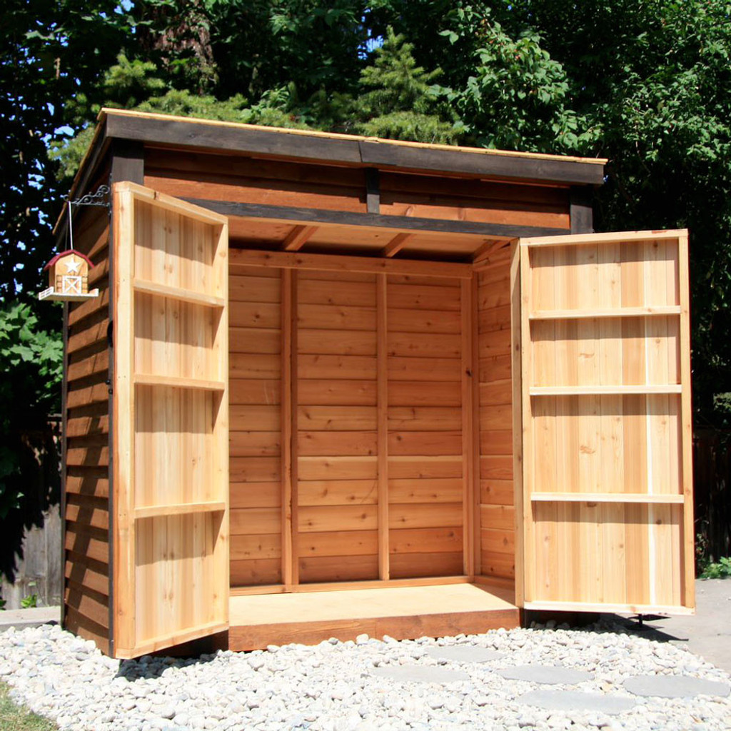 8' x 4' GardenSaver Storage Shed - Double Doors