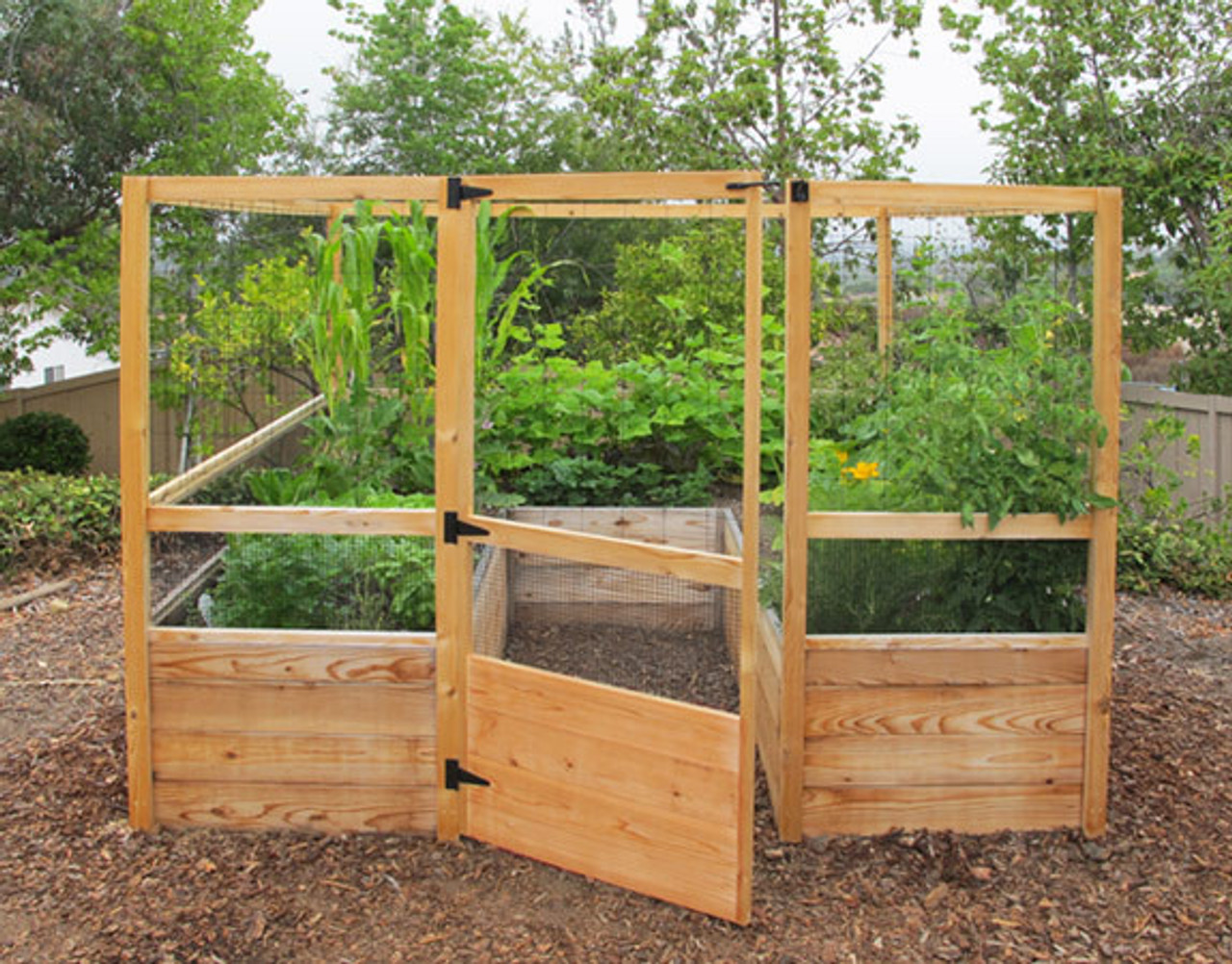 Cedar Complete Raised Garden Bed Kit - 8' x 8' x 20