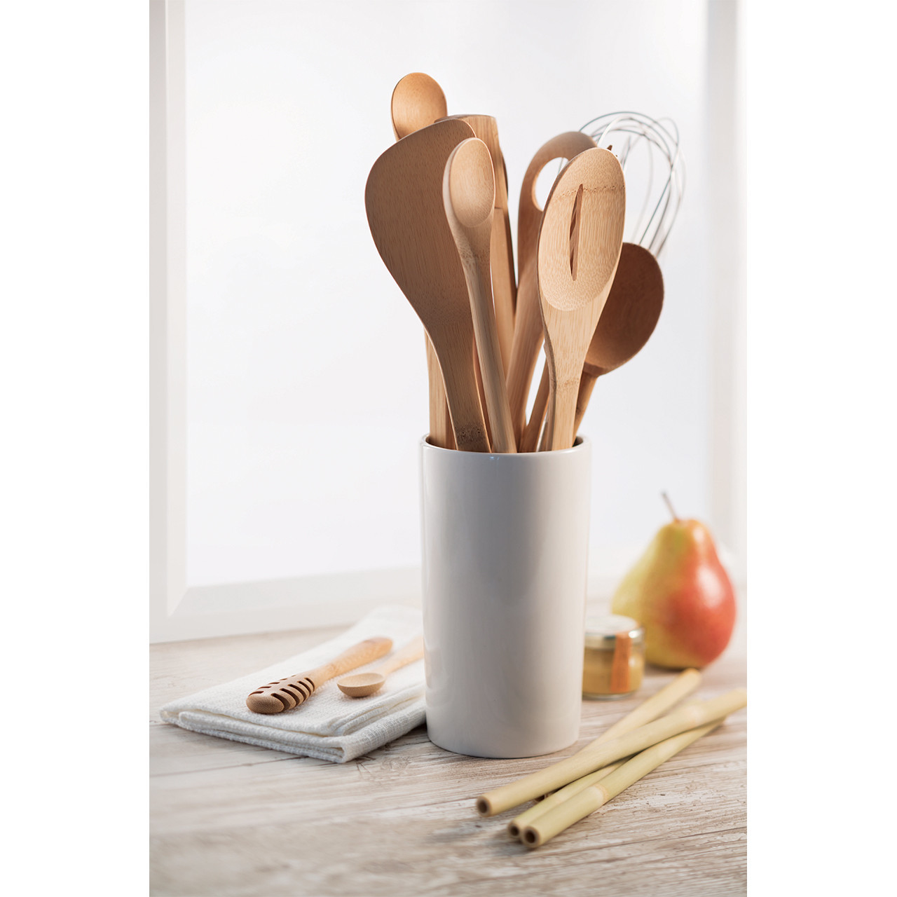 Healthy and Natural Kitchen Cooking Utensils Set 3 Pieces Bamboo Spurtle  Set - China Bamboo Utensils and Spurtles price