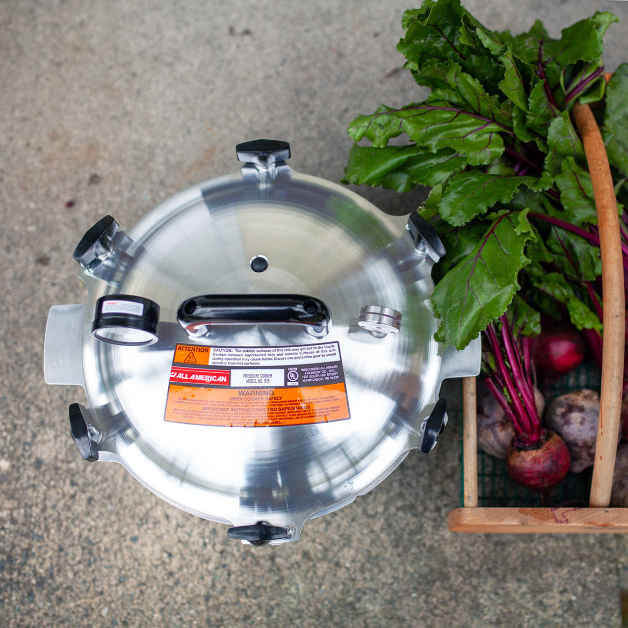 All American 910 Pressure Canner/Cooker 10.5 Quart - Eartheasy