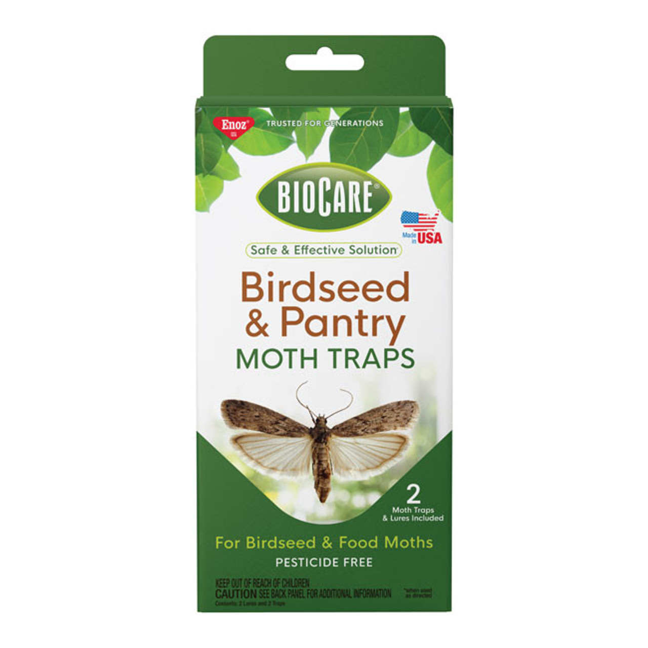 Enoz BioCare Flour and Pantry Moth Traps, Attracts and Kills Food