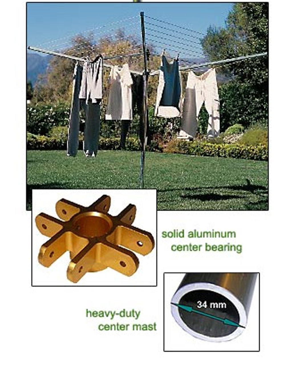 Breezecatcher Clothes Dryer - Rotary Clothesline