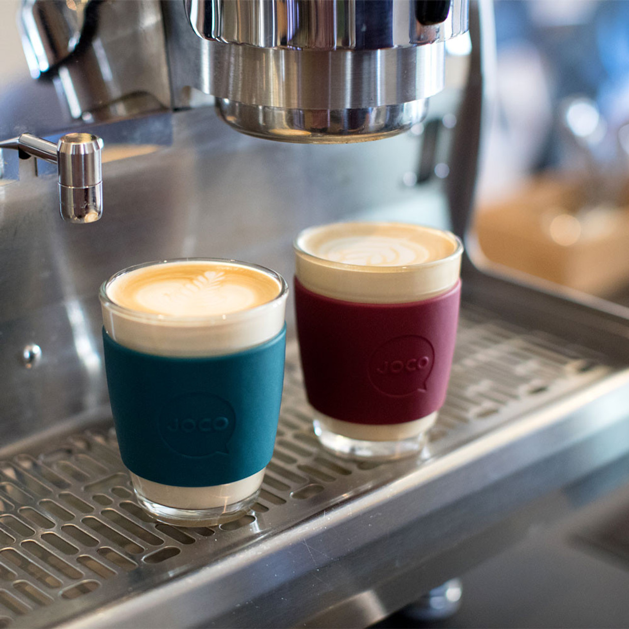 Gorgeous JOCO reusable glass coffee cups