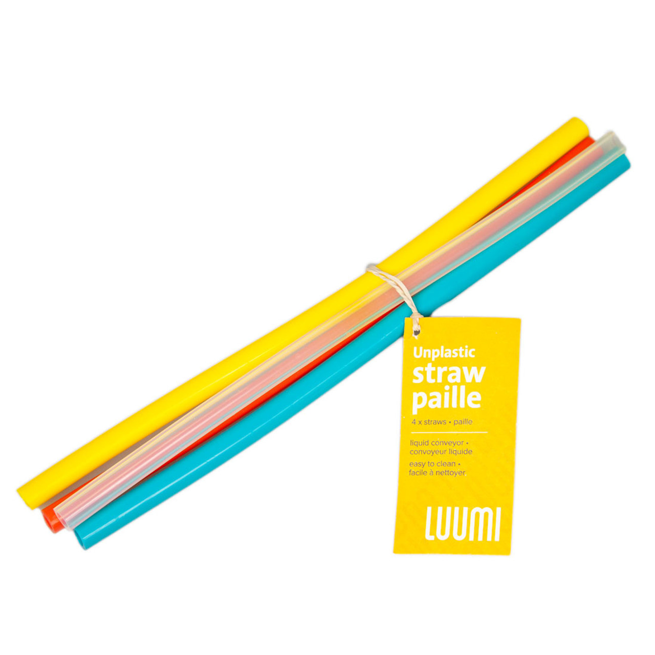 Luumi Silicone Straws 4-Pack