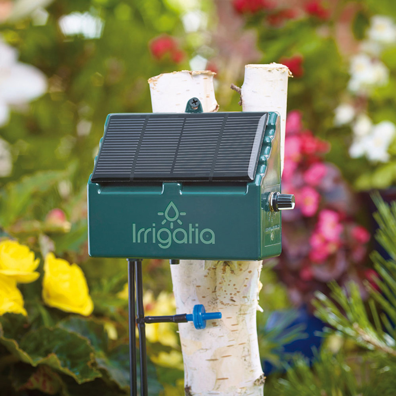 Image of Solar-powered watering cart for plants