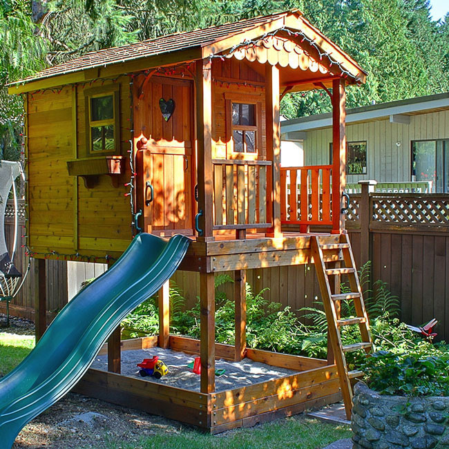 Snowy Owl Outdoor Playhouse For Toddlers For Kids Large Playhouse