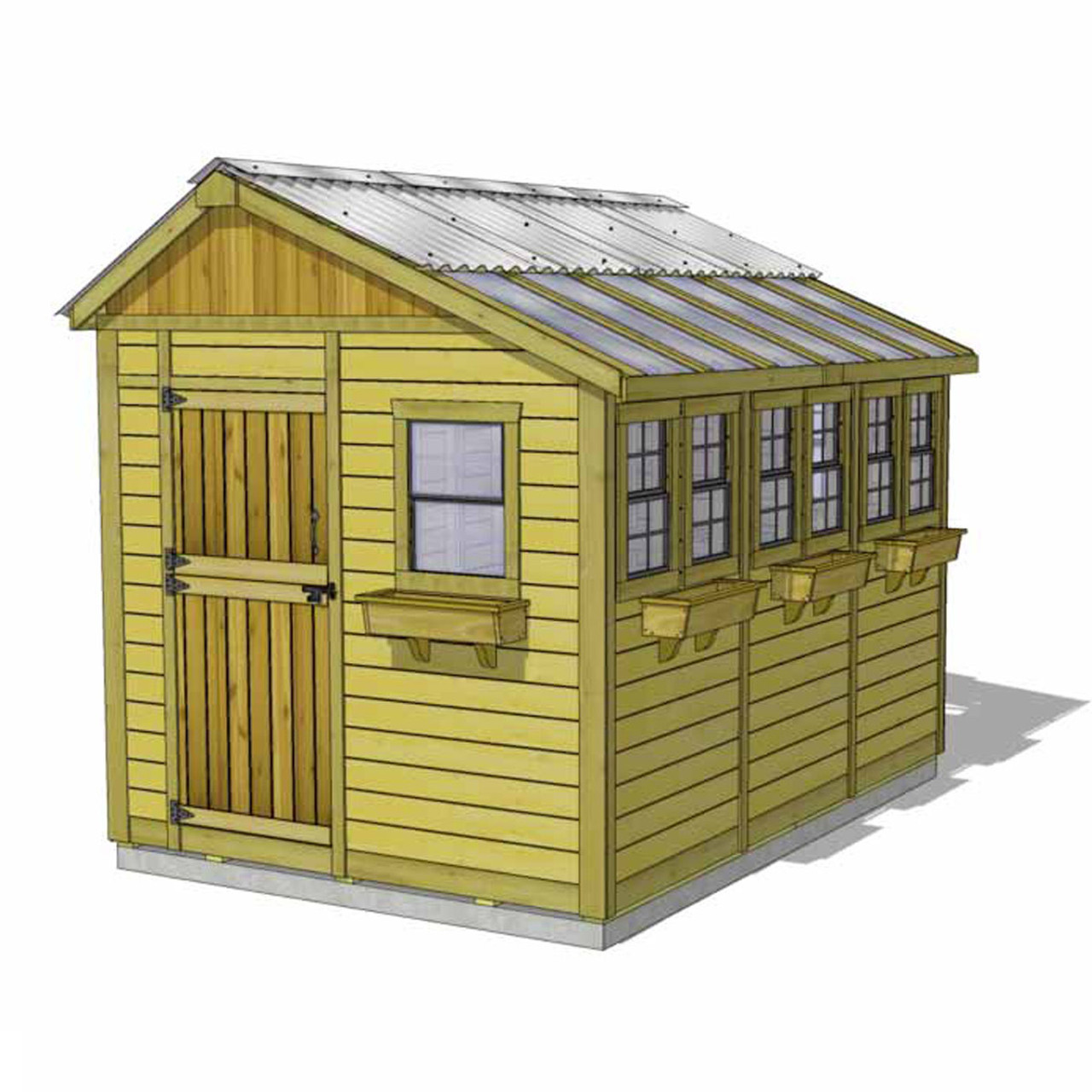 8' x 12' SunShed Garden Shed