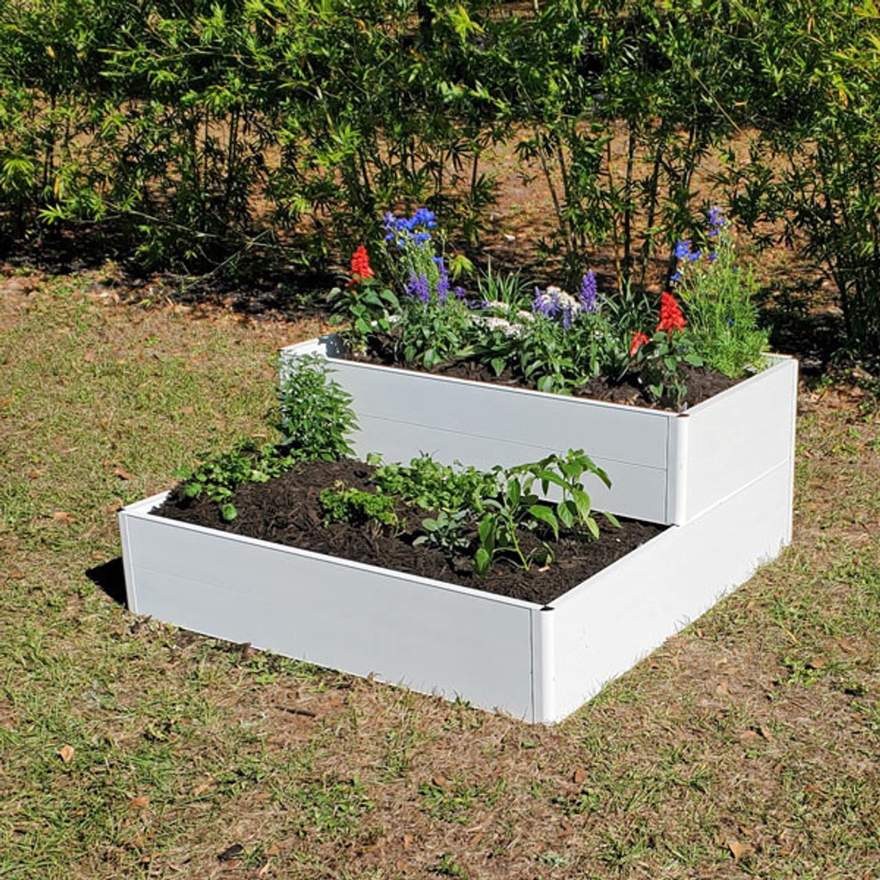 Image of Square raised bed made of aluminum