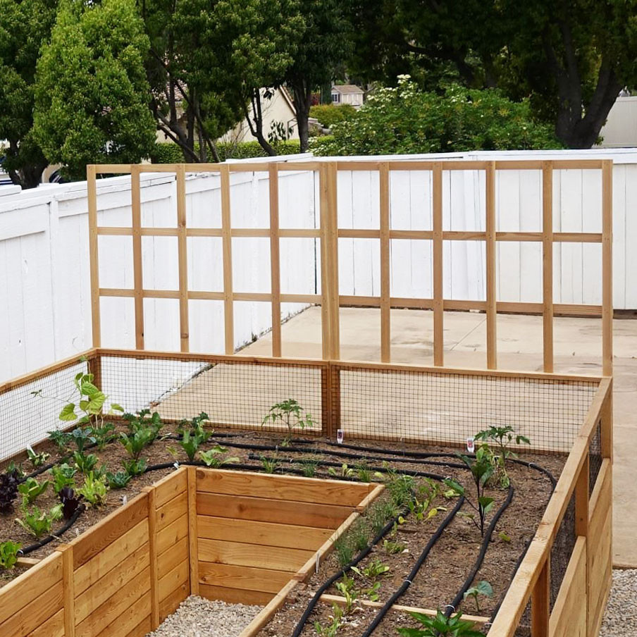 Cedar Complete Raised Garden Bed Kit 8' x 8' x 20"