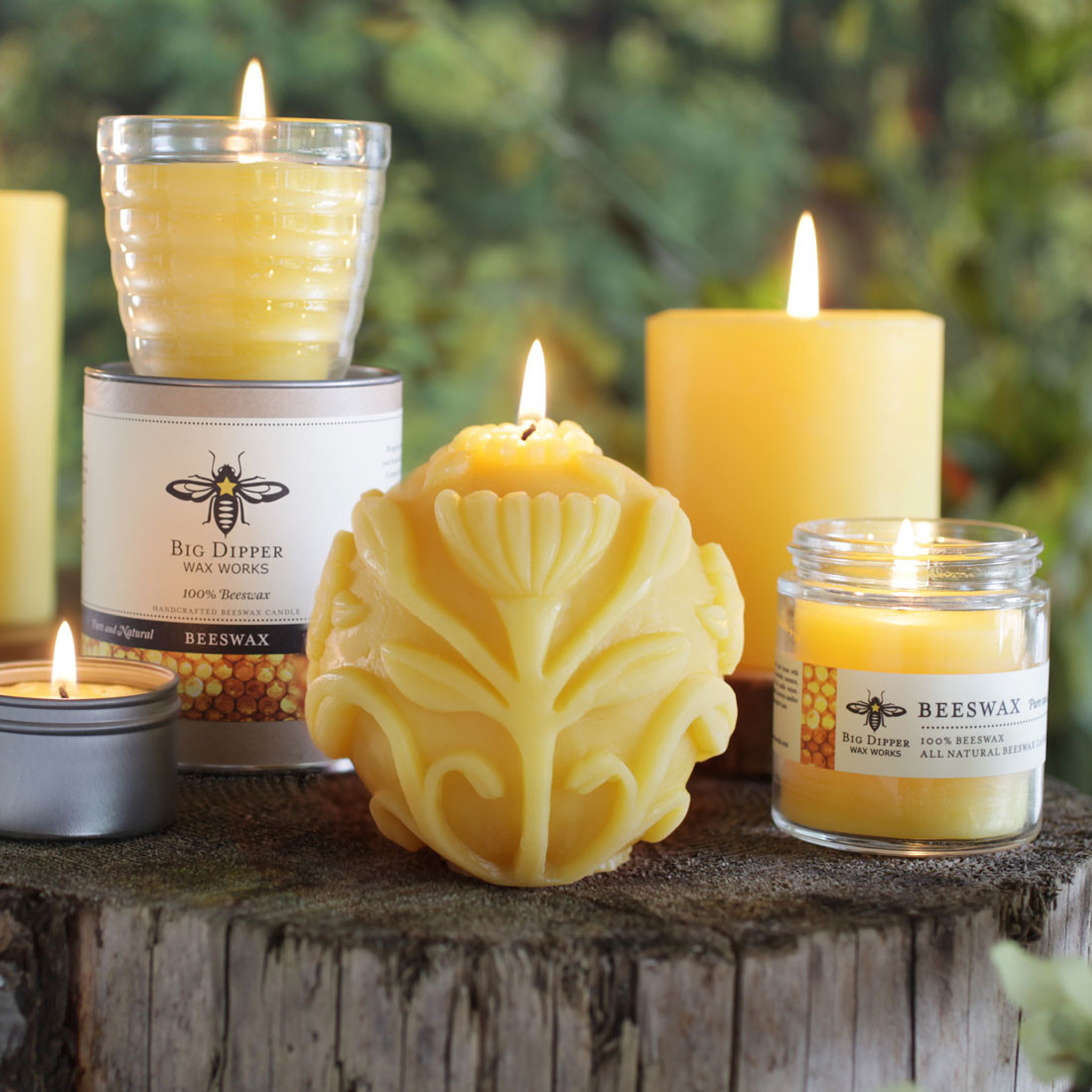 beeswax candles