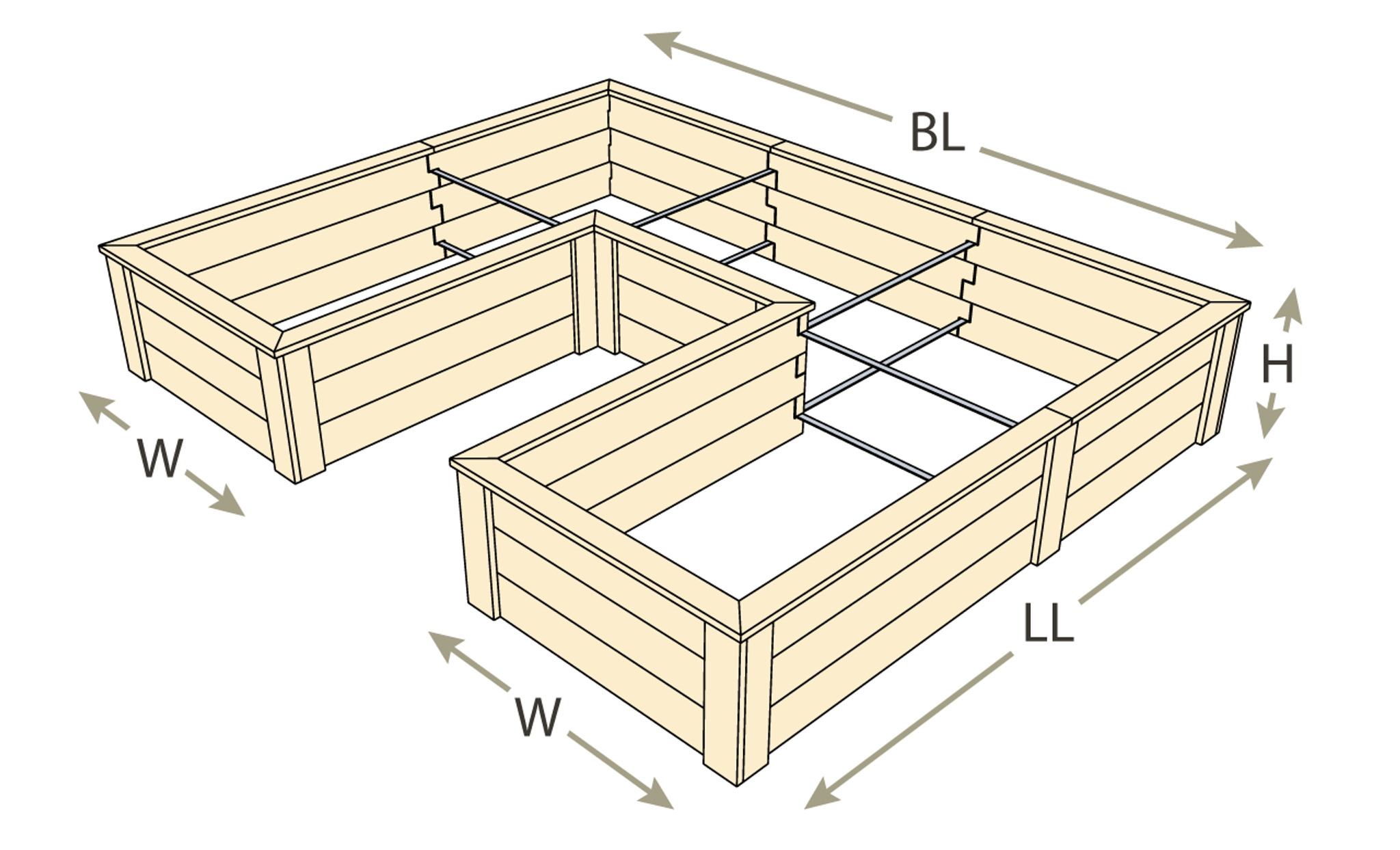 u shaped bed