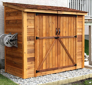 8' x 4' SpaceSaver Storage Shed - Double Doors