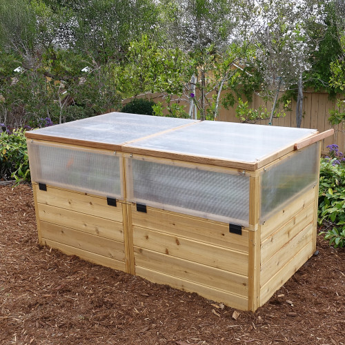 3' x 6' Raised Garden Bed Mini Greenhouse Kit 3' x 6' Raised Garden Bed Mini Greenhouse Kit