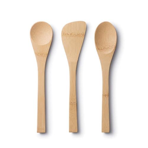 Bambu 'Give It A Rest' Kitchen Organic Bamboo Utensils, Set of 3