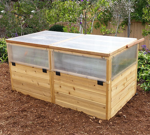 3' x 6' Raised Garden Bed Mini Greenhouse Kit