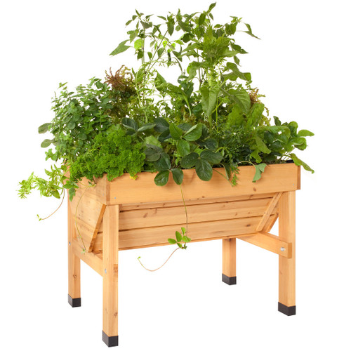 VegTrug Raised Garden Planter - Natural Wood