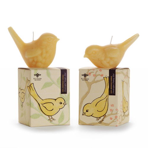 Beeswax Song Bird Candles