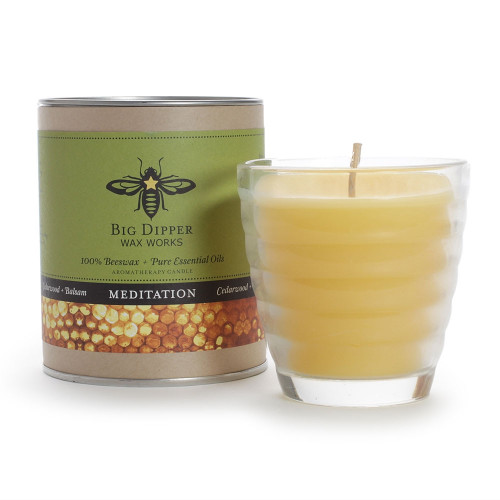 Beeswax Aromatherapy Candle - Meditation