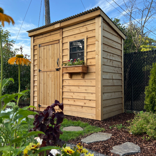 8' x 4' GardenSaver Storage Shed - Single Door