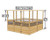 Deer Proof Cedar Complete Raised Garden Bed Kit - 8' x 8' x 20"